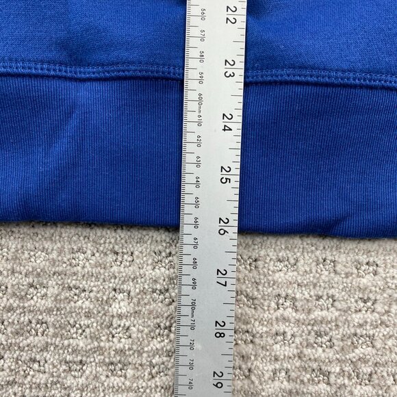 Nautica Sweater Men Medium M Blue 1/4 Zip Embroidered Logo Sail Casual Sailing - Picture 8 of 8